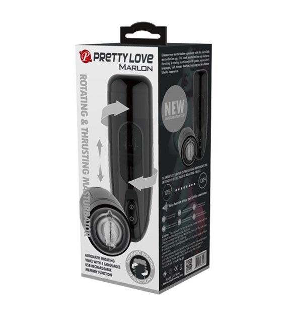 MARLON THRUSTING AND ROTATING MASTURBATOR