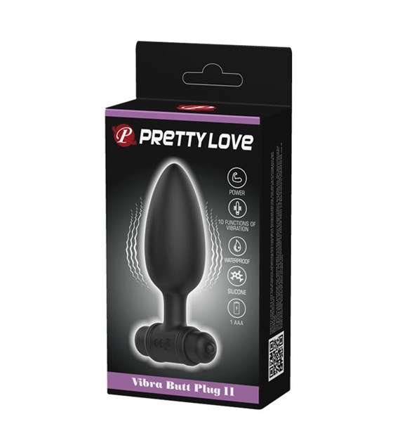 PRETTY LOVE - VIBRA BUTT PLUG II