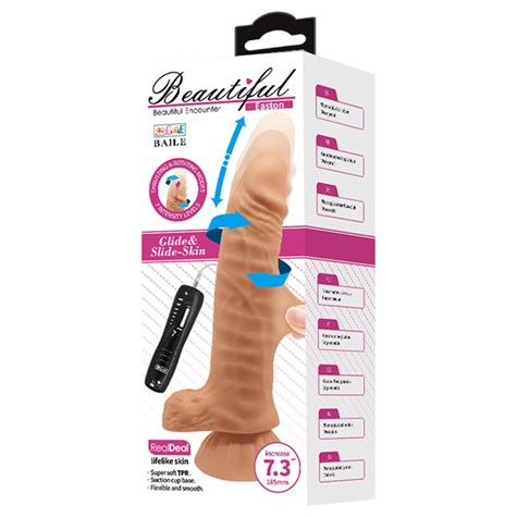 ROTATING AND THRUSTING VIBRATOR BEAUTIFUL EASTON