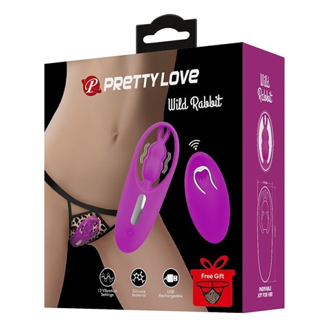 VIBRATOR PRETTY LOVE – WILD RABBIT