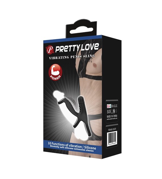 NAKŁADKA PRETTY LOVE – VIBRATING PENIS SLING