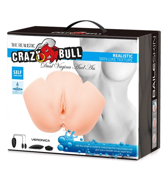 CRAZY BULL DUAL VAGINA AND ASS