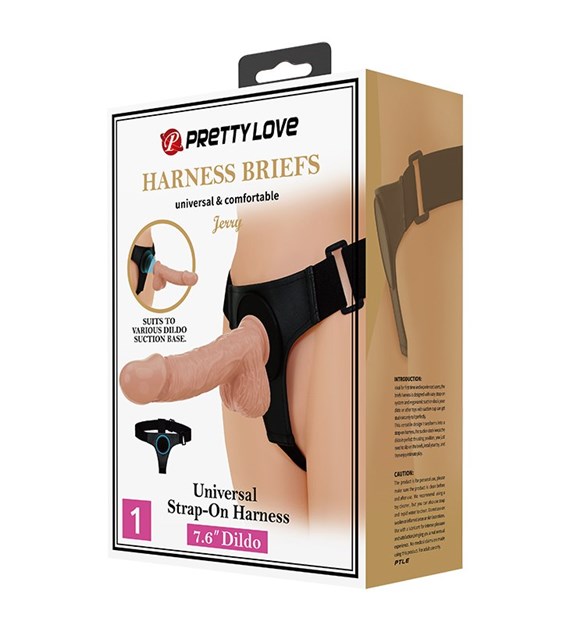 STRAP ON PRETTY LOVE HARNESS BRIEFS JERRY
