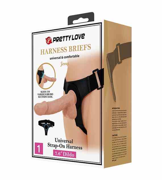 STRAP ON PRETTY LOVE HARNESS BRIEFS JERRY