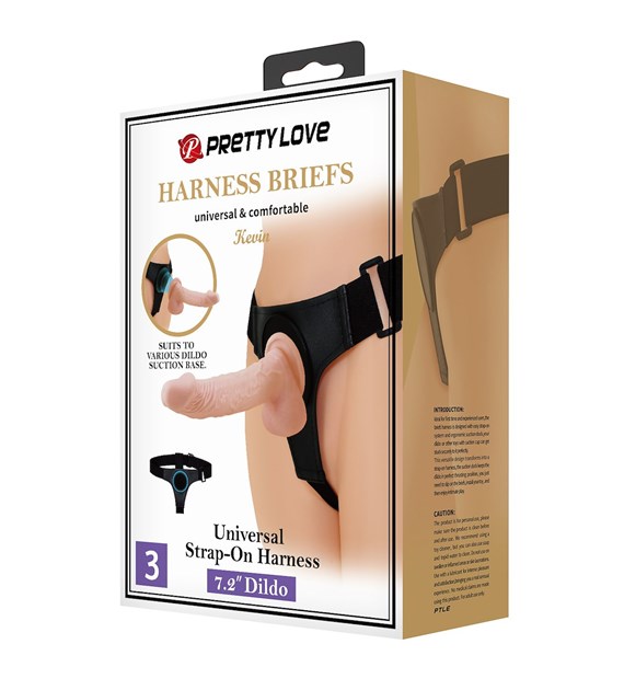 STRAP ON PRETTY LOVE HARNESS BRIEFS KEVIN