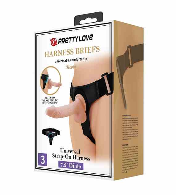 STRAP ON PRETTY LOVE HARNESS BRIEFS KEVIN