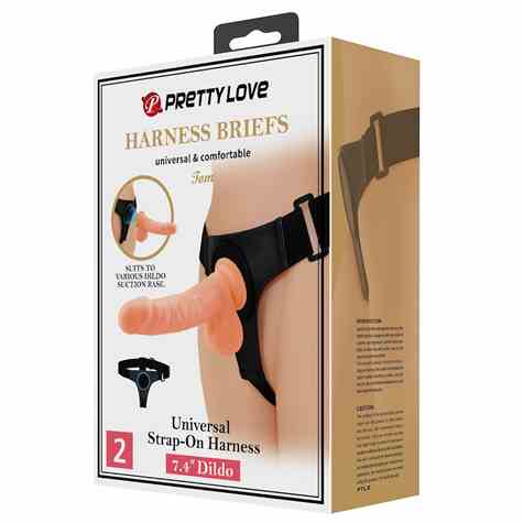STRAP ON PRETTY LOVE HARNESS BRIEFS TOM