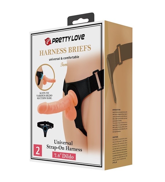 STRAP ON PRETTY LOVE HARNESS BRIEFS TOM