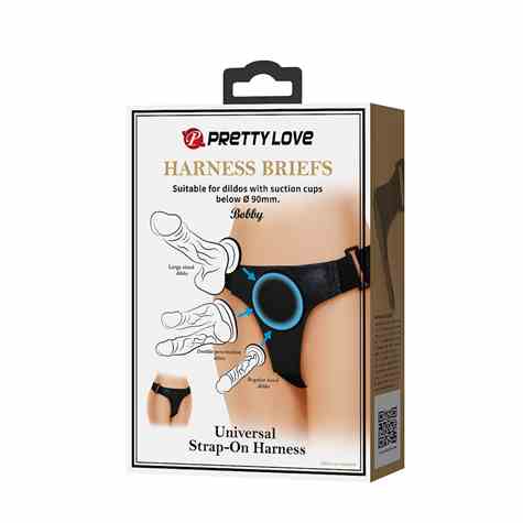 STRAP ON PRETTY LOVE HARNESS BRIEFS BOBBY