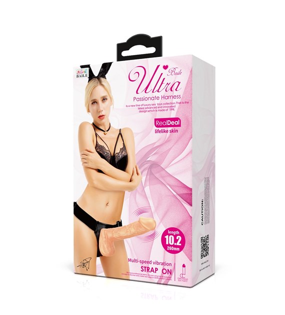 STRAP ON WIBRATOR ULTRA PASSIONATE HARNESS