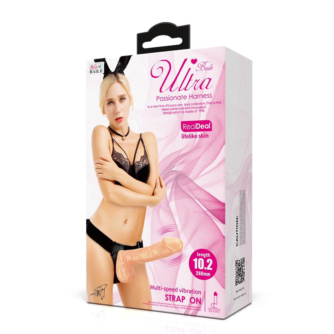 STRAP ON VIBRATOR ULTRA PASSIONATE HARNESS