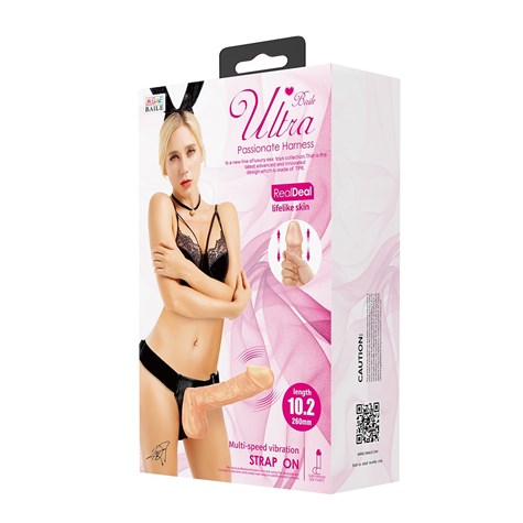 STRAP ON VIBRATOR ULTRA PASSIONATE HARNESS