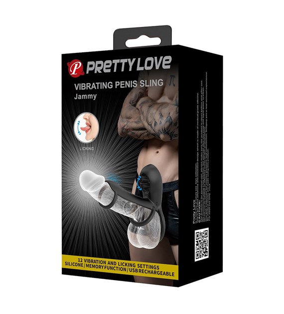 PRETTY LOVE VIBRATING PENIS RING