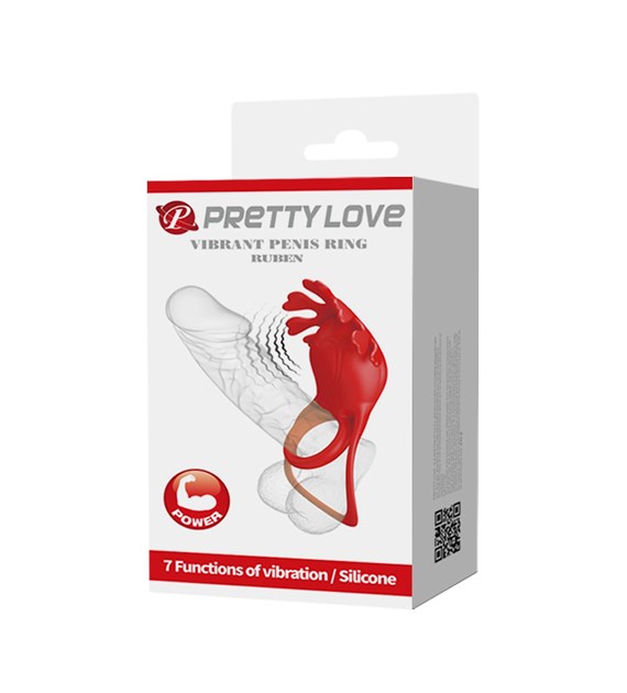 PIERŚCIEŃ PRETTY LOVE VIBRANT PENIS RING