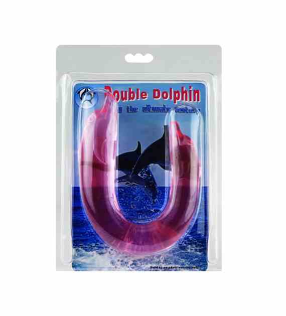 PODWÓJNE DILDO DOUBLE DOLPHIN