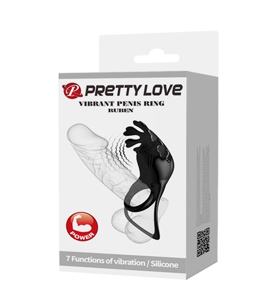 PIERŚCIEŃ PRETTY LOVE VIBRANT PENIS RING