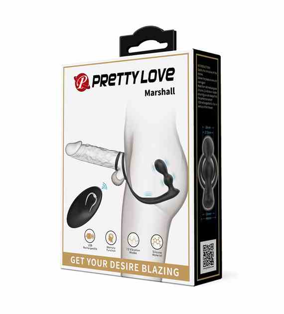 MASAŻER PROSTATY PRETTY LOVE VIBRATION PENIS SLEEVE VI