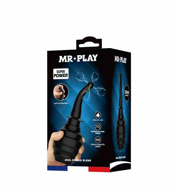 GRUSZKA ANALNA MR.PLAY ANAL DOUCHE BLKM6