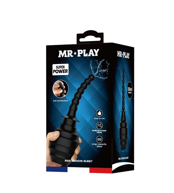 GRUSZKA ANALNA MR.PLAY ANAL DOUCHE BLKM7