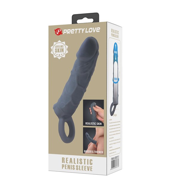 NAKŁADKA PRETTY LOVE REALISTIC PENIS SLEEVE