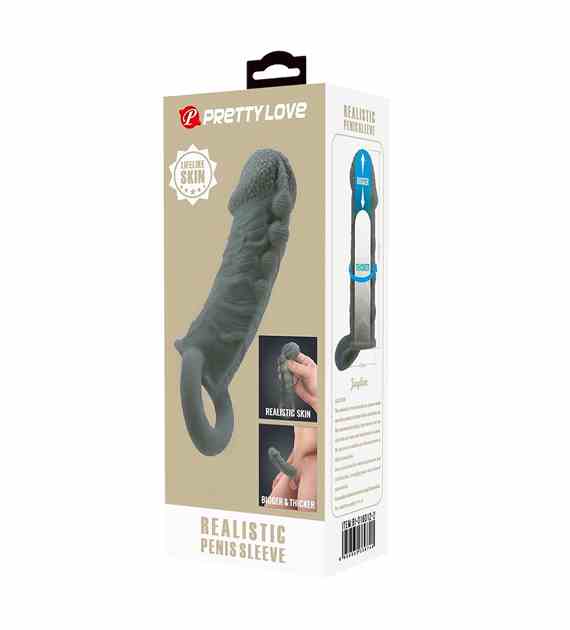 NAKŁADKA PRETTY LOVE REALISTIC PENIS SLEEVE