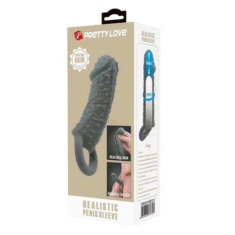NAKŁADKA PRETTY LOVE REALISTIC PENIS SLEEVE