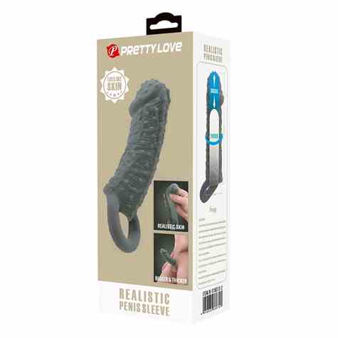 NAKŁADKA PRETTY LOVE REALISTIC PENIS SLEEVE