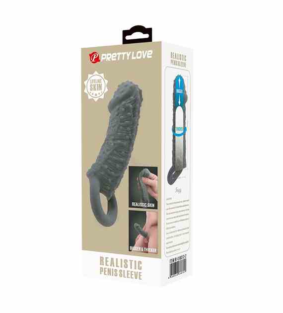 NAKŁADKA PRETTY LOVE REALISTIC PENIS SLEEVE