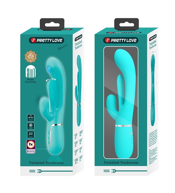 VIBRATOR PRETTY LOVE TWINKLED TENDERS 
TURQUOISE