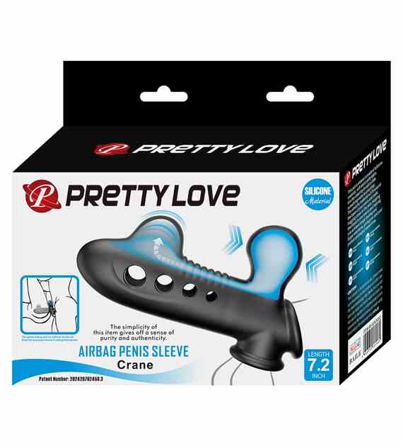 NAKŁADKA POMPOWANA AIRBAG PENIS SLEEVE BLACK