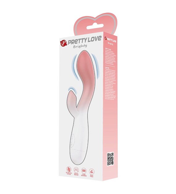 WIBRATOR PRETTY LOVE BRIGHTY WHITE-PINK