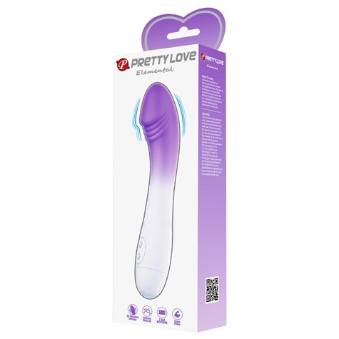 WIBRATOR PRETTY LOVE ELEMENTAL WHITE-PURPLE