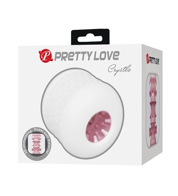MASTURBATOR PRETTY LOVE CRYSTLE WHITE