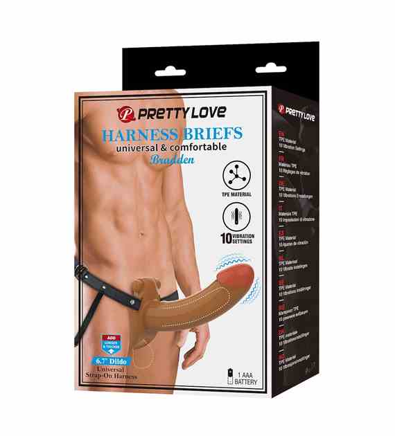 STRAP-ON PRETTY LOVE HARNESS BRIEFS