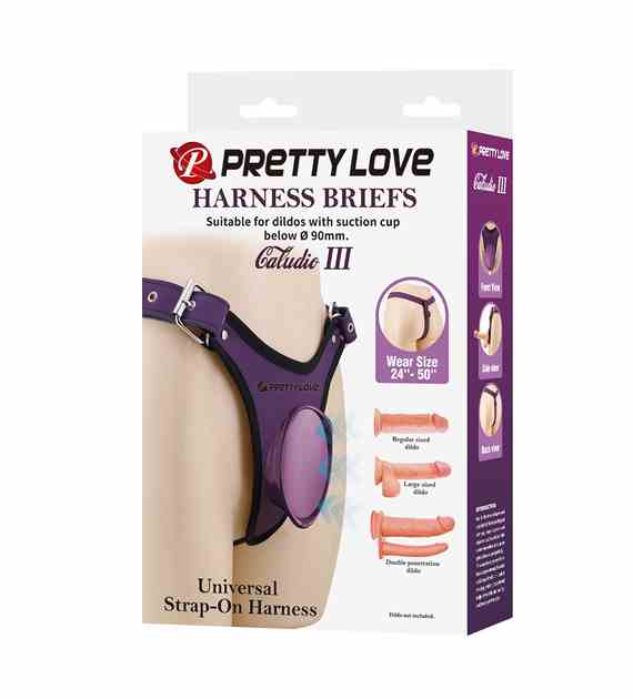 STRAP-ON PRETTY LOVE HARNESS BRIEFS GLAUDIO III