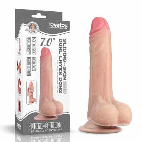 7'' SLIDING-SKIN DILDO