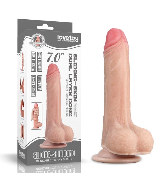 7'' SLIDING-SKIN DILDO