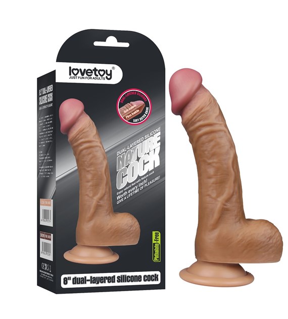 DILDO 8'' NATURE COCK