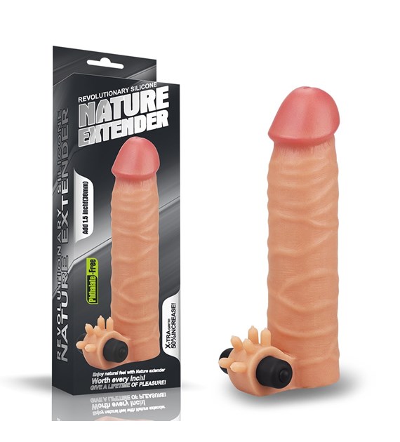 NAKŁADKA ADD 1.5 VIBRATING SILICONE EXTENDER