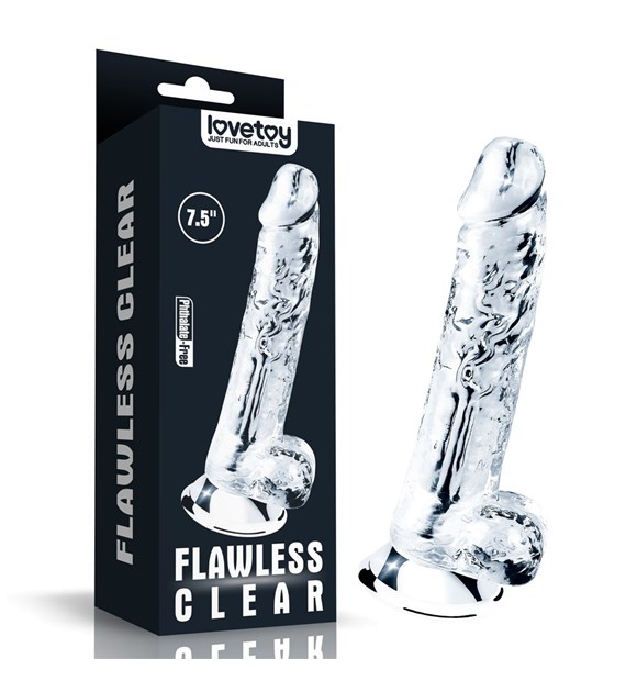 FLAWLESS CLEAR DILDO 7.5''
