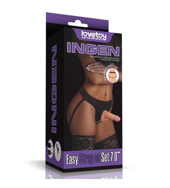 ZESTAW STRAPON EASY STRAPON SET 7.0''