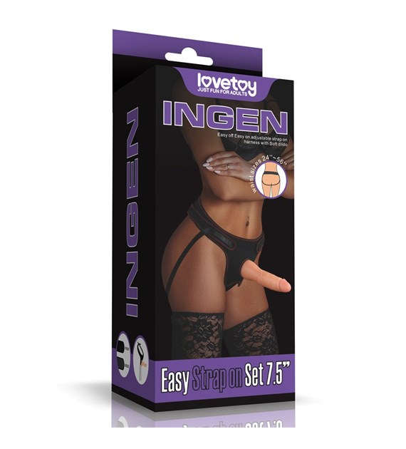 ZESTAW STRAPON EASY STRAPON SET 7.5''
