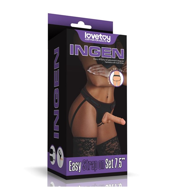 ZESTAW STRAPON EASY STRAPON SET 7.5''