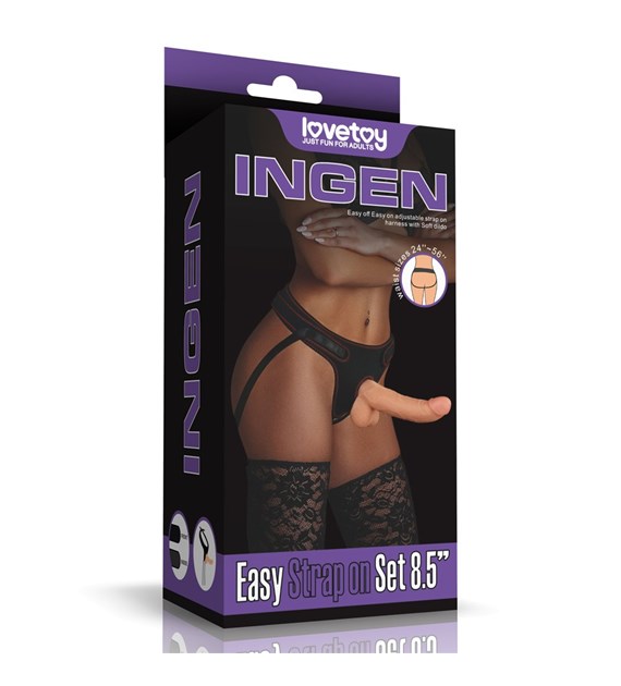 ZESTAW STRAPON EASY STRAPON SET 8.5''