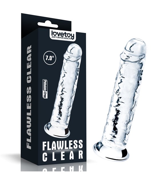 DILDO FLAWLESS CLEAR DILDO 7.0''