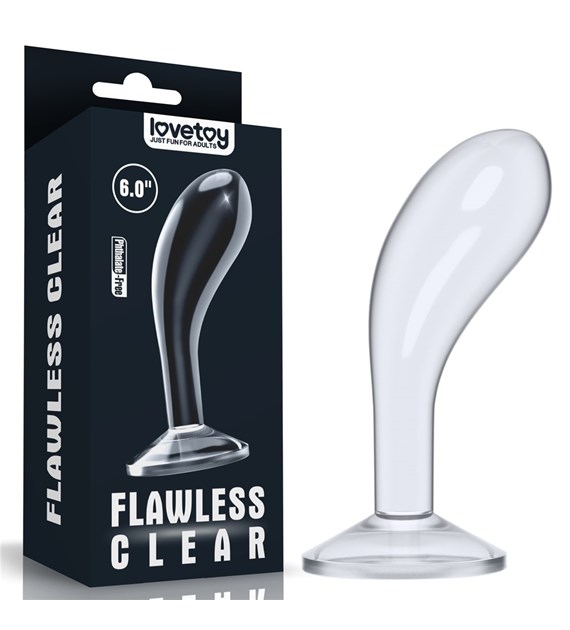 KOREK ANALNY FLAWLESS CLEAR PROSTATE PLUG 6.0''