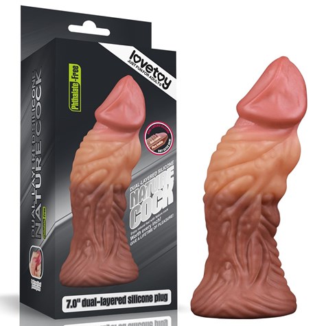 7.0'' DUAL LAYERED PLATINUM SILICONE PLUG