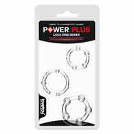 PIERŚCIENIE POWER PLUS TRIPLE BEADED RING SET