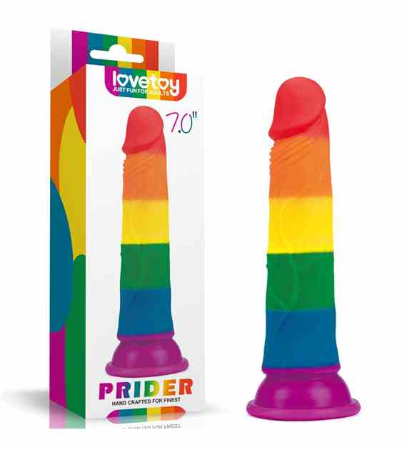 DILDO 7'' PRIDER DILDO