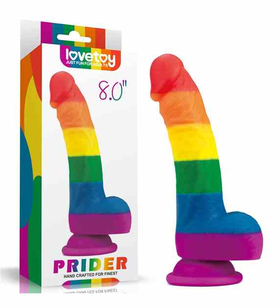 DILDO 8'' PRIDER DILDO
